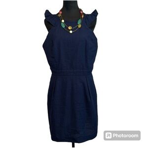 NWT‎ Lauren James Navy Claire Dress in Size L